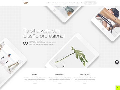 Shot No. 4 agency creative design html minimalism minimalistic template themeforest viworx web web design
