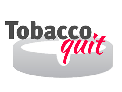 Tobacco Quit Logo identity logo simple typography