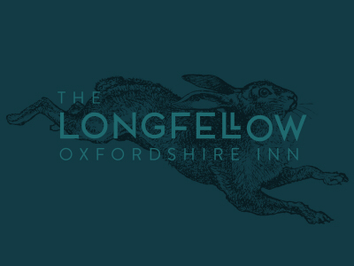 Longfellow brand branding british clean concept hotel identity inn logo logotype student work typography