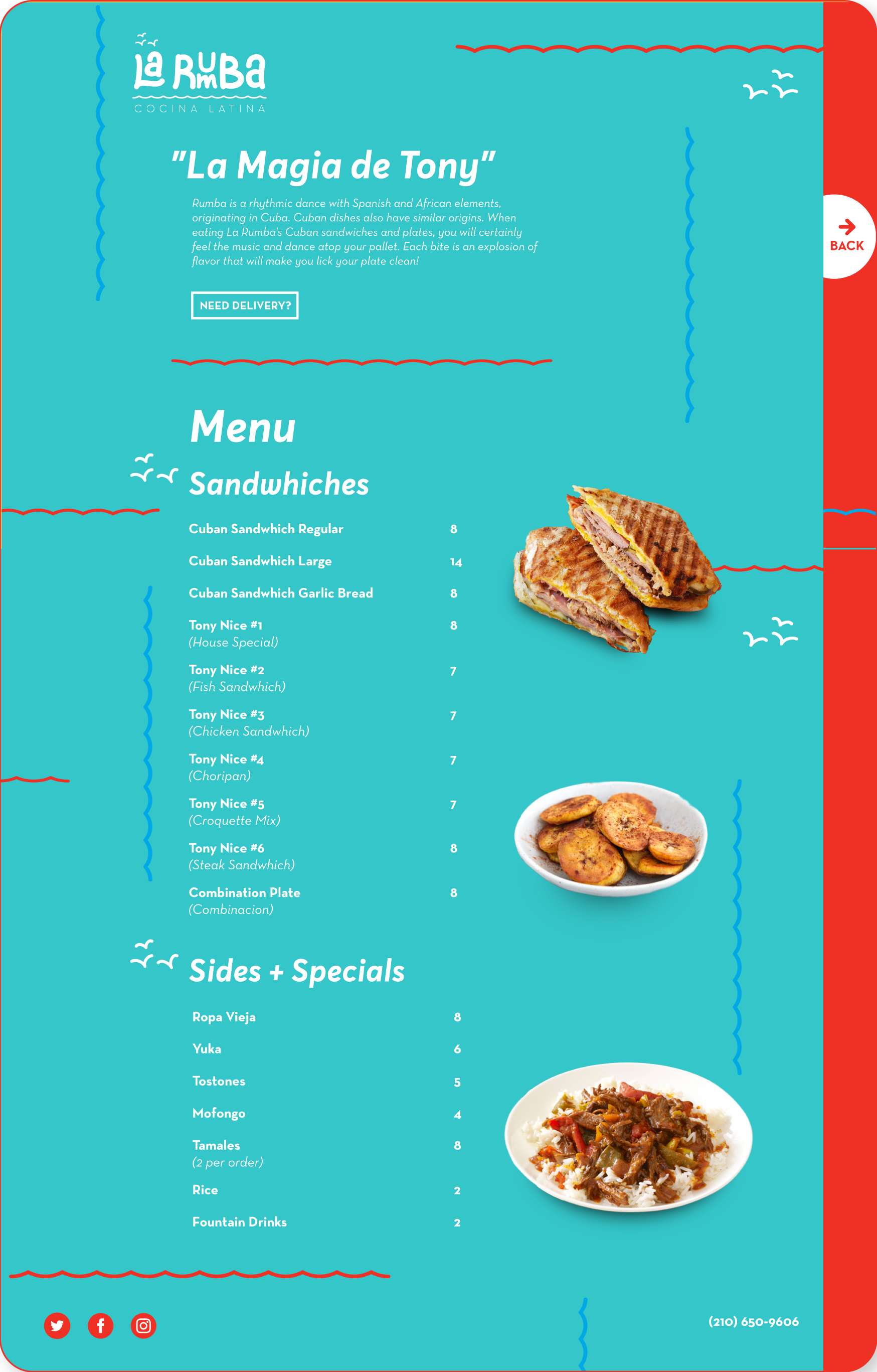 parallax menu divi