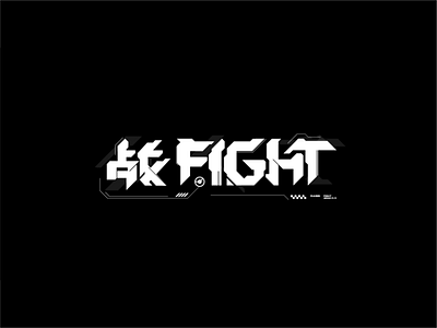 战 FIGHT branding design logo vector 字体设计