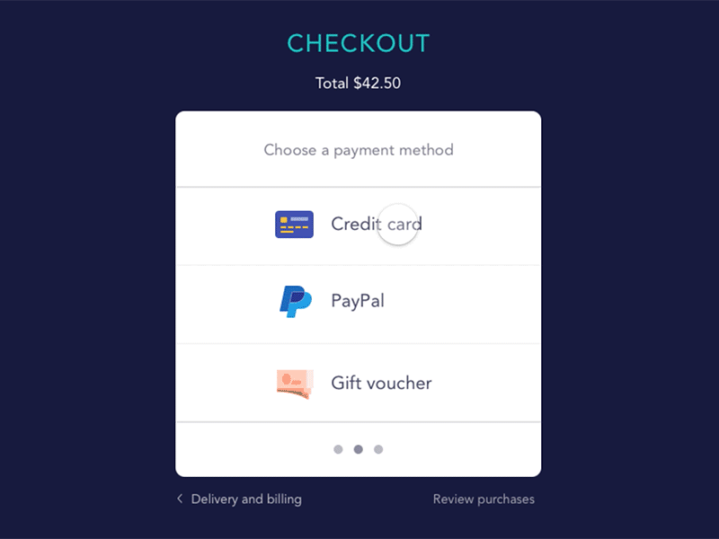 Daily UI and Daily Framer # 002 - Credit Card Form animation checkout credit card daily framer dailyframer dailyui form framer mobile signup ui