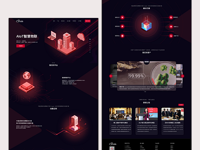 Internet of things website design 设计