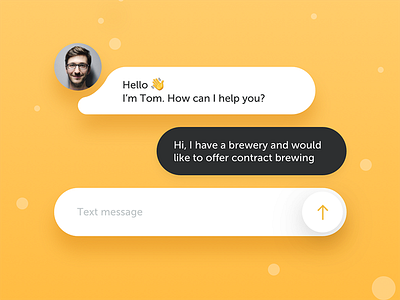 Live Chat Support Widget 💬 bubble chat conversation customer help message messenger support talk text