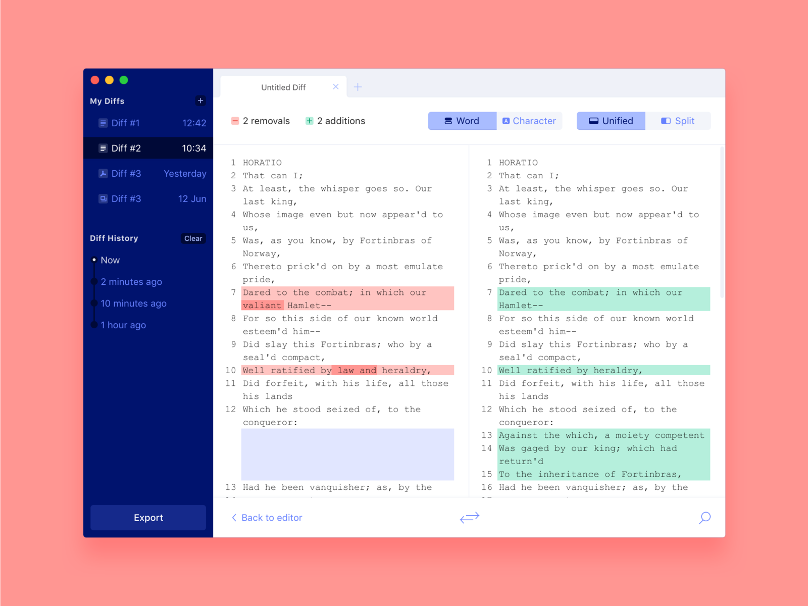 text diff checker