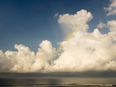 It's a rainbow canon clouds dominiquevandertoorn dream ocean photography photoshop rainbow younique