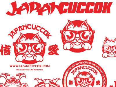 Japancuccok Branding branding cat identity japan japancuccok logo logos omaszdesign
