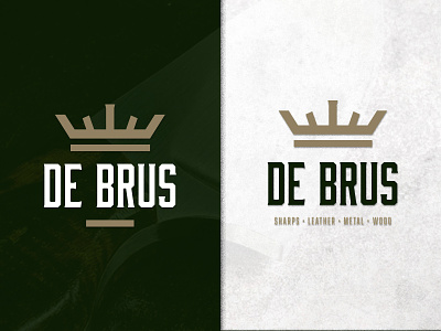 De Brus Logo branding design logo
