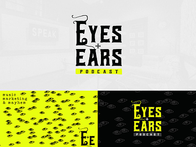 Eyes & Ears Podcast Brand brand branding design logo music