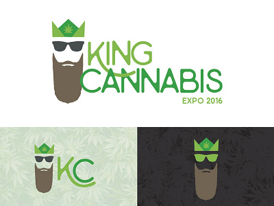 King Cannabis Brand brand cannabis logo