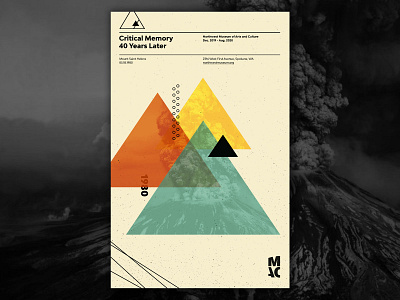 Mt. St. Helens brand branding design experience poster print