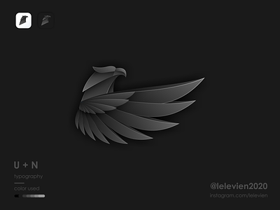 dark eagle brand branding business colorful design eagle eagle logo identity illustrator logo logodesign simple