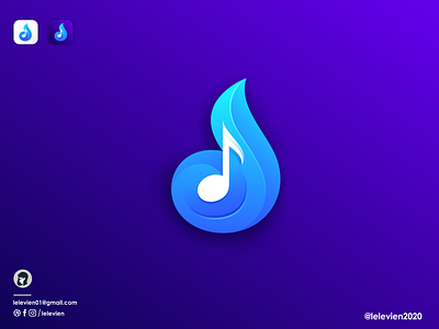 music icon app icon brand branding colorful cute design icon identity illustrator logo logodesign music note simple