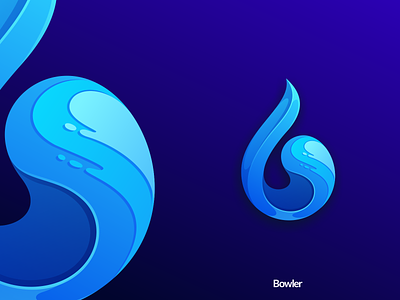water logo design brand branding business colorful cute design icon identity illustrator logo simple water