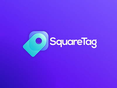 square tag logo design brand branding business colorful design icon identity illustrator logo logodesign price simple tag