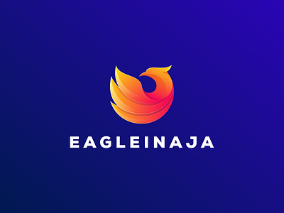 eagle logo brand branding colorful cute design eagle identity illustrator logo logodesign simple