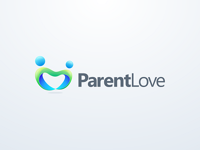 parent love logo design app brand branding colorful connect cute dating design icon identity illustrator logo logodesign love parent people simple