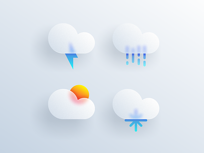 weather icon app brand branding colorful cute design glass icon identity illustrator ios logo logodesign simple weather