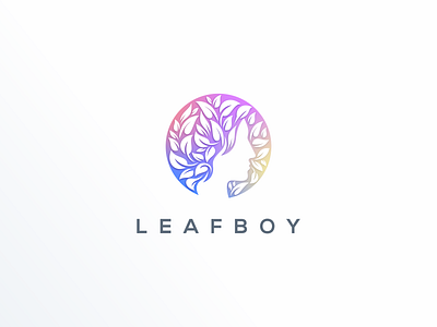 leafboy logo design