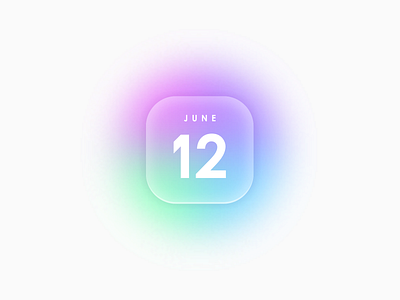 June 12 icon app brand branding calendar colorful design icon identity illustration logo simple ui vector website