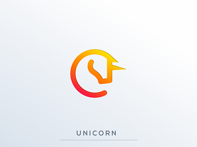 Unicorn logo animal brand branding colorful design horse identity illustration logo simple ui unicorn vector