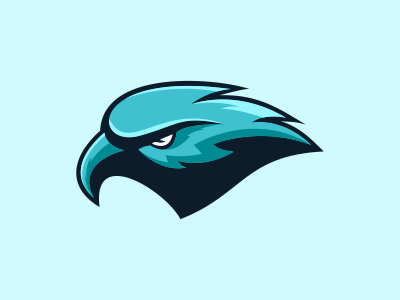 hawk animal brand character design designer esport hawk identity logo logodesign tosca
