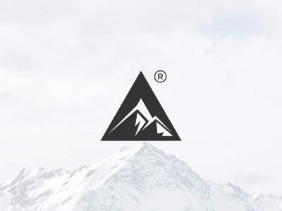 triangle mountain brand branding colorful design identity logo mountain triangle