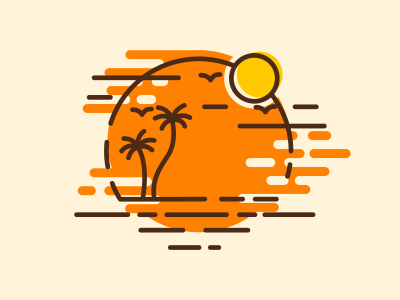 Get Simple beachy logos Free