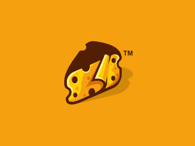 cheese slice bird black brand design flat icon logo logo animation logodesign logodesigner simple white