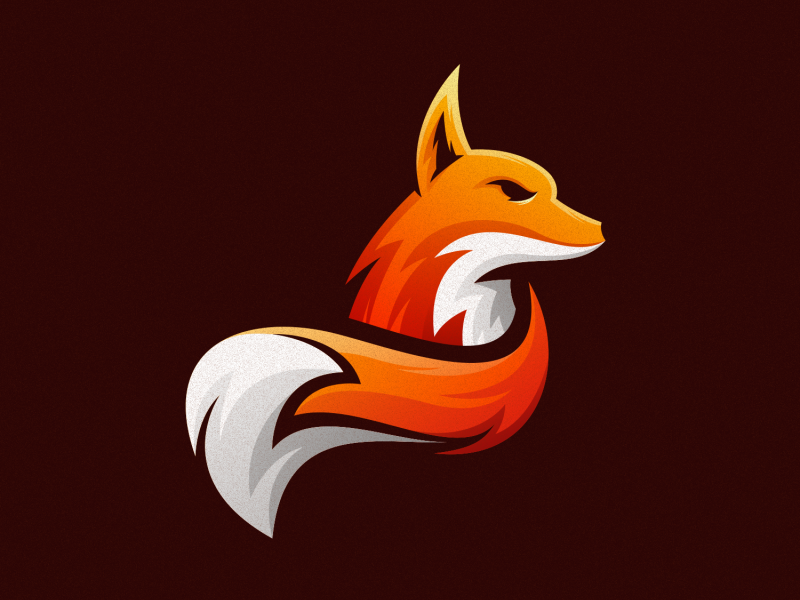 Download fox logo design by Lelevien on Dribbble