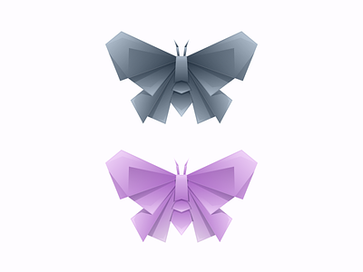 butterfly origami logo