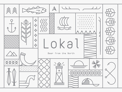 Collection of Lokal illustrations