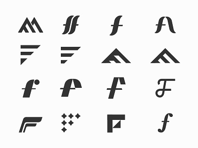 What the F branding custom f letterform letterforms logo lowercase minneapolis retro type typography
