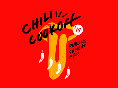 PS Mpls Chili Cookoff! chili cook off cookoff crockpot custom illustration instant pot minneapolis peppers sapient spicy tongue