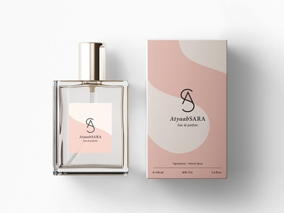 AtyaabSara perfume packaging brand branding branding design elegance identity logo mark monogram package packing perfume perfume bottle perfumery perfumes