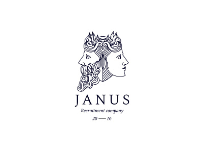 Janus brand brand design brand identity branding branding design design god janus logo logodesign logotype mark myth mythology typography vector