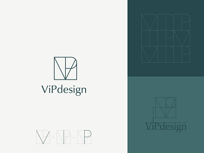 ViPdesign architecture brand brand design brand identity branding design interior interiordesign interiordesigner logo logodesign logotype mark monogram pattern stationery vector
