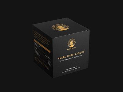 Buddha Goods box design brand design brand identity branding buddha design illustration logo logo inspiration mark natural natural blend nature organic package package design packaging design vector