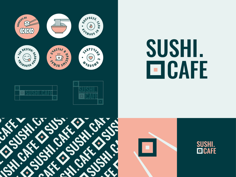 Cafe branding brand design brand identity brand identity design branding cafe branding cafe logo cafe menu design design logo menu design minimalist cafe branding packaging design pattern restaurant brand identity restaurant branding restaurant menu sushi logo vector