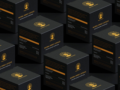 Luxury package brand design brand identity branding buddha design energy blend gold illustration logo lux luxury luxury package mark natural blend package package design packaging packaging design vector