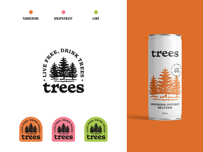 Seltzer can design brand design brand identity branding can can design cannabis cannabis infuzed seltzer design logo logo design mark package package design seltzer seltzer can seltzer can design tree trees trees logo vector