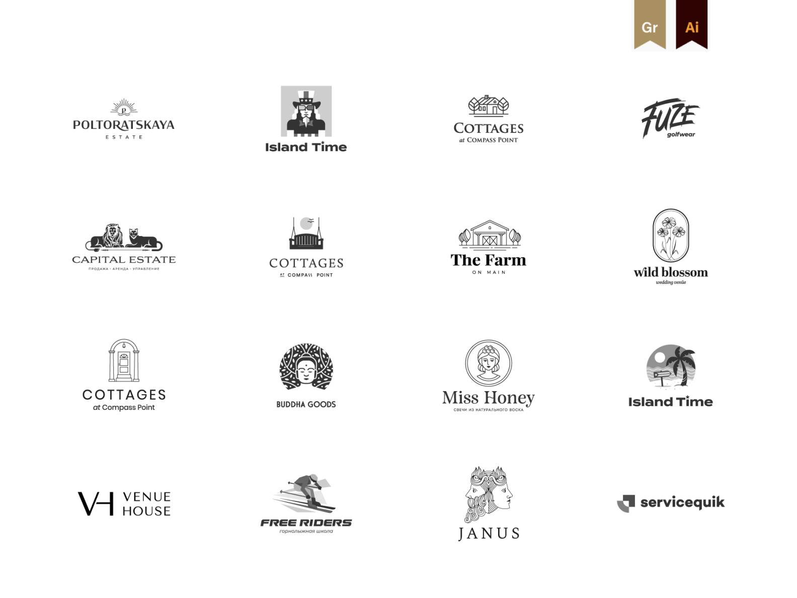 Logo Collection by Olga on Dribbble