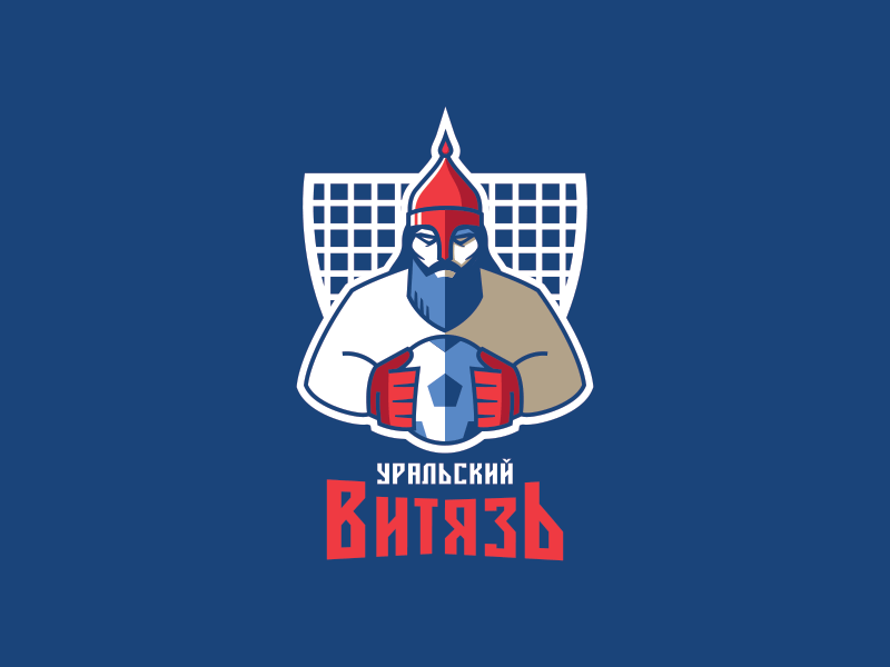 Ural Hero football hero knight logo