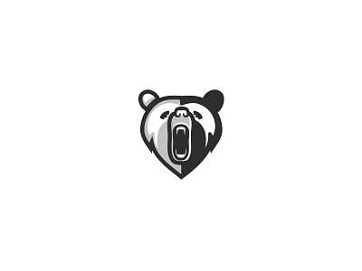 Bear logo vector