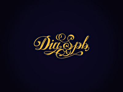 Dia Spb design lettering letters logo