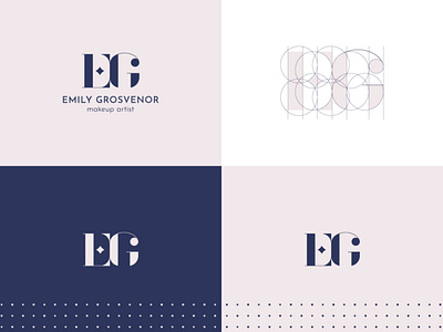 Emily Grosvenor beauty beauty salon branding design logo monogram pattern typography vector