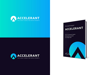 Accelerant design lettera logo logotype vector