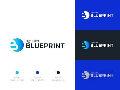 Blueprint brand design brand identity branding design logo logo construction logodesign logotype mark vector