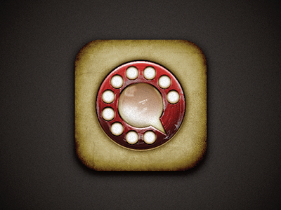 Fonista icon (realistic version) app dialer icon phone realistic