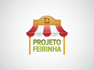 Projeto Feirinha barraca barraquinha feira icon illustrator logo market projeto stall